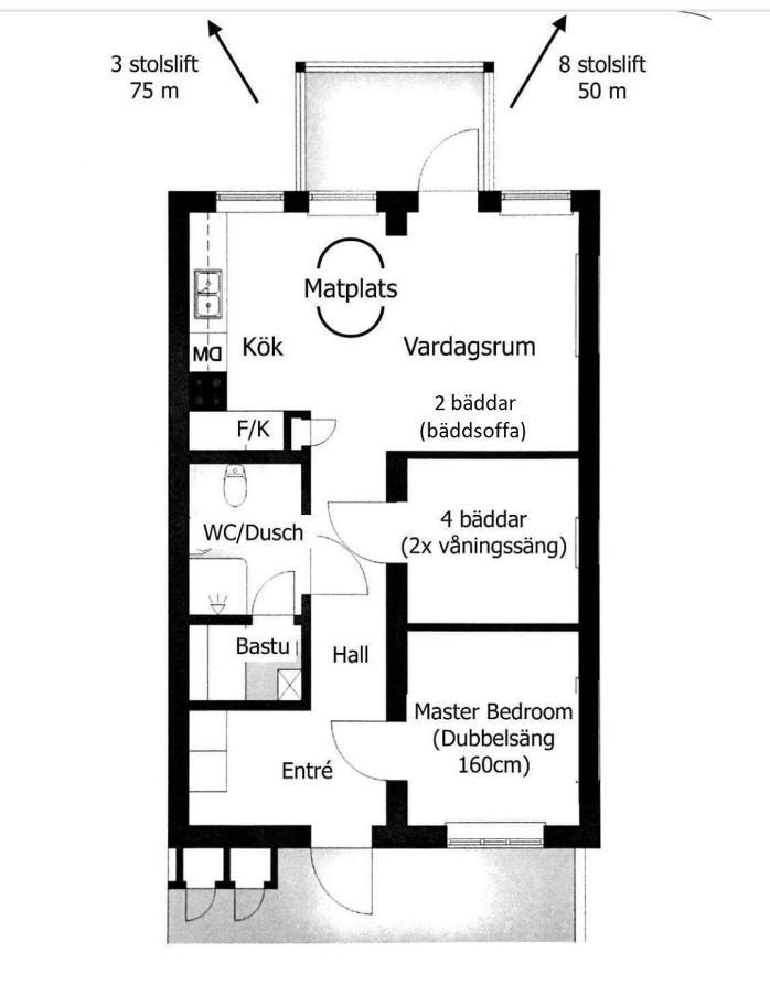 Apartmán Kungsbergets Finaste Lage - Ahus B Järbo Exteriér fotografie